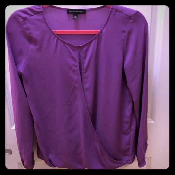 WORN ONCE BR Silk Blouse - Picture 1 of 2